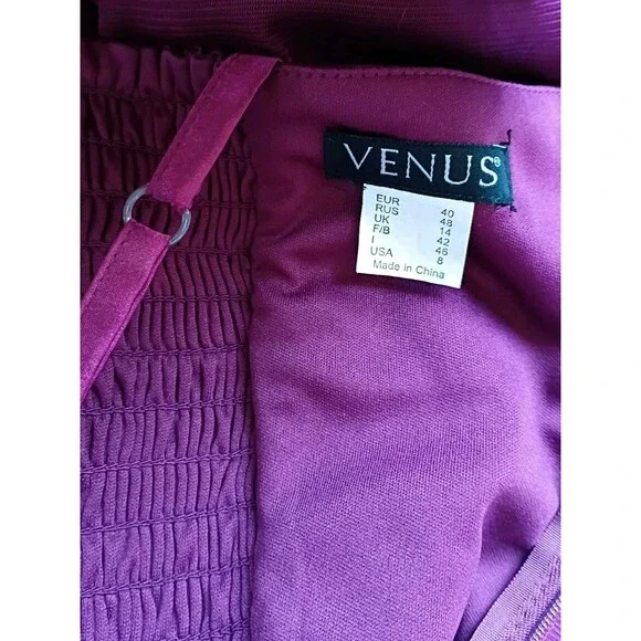 Y2K Fairy Whimsygoth Babydoll Lined DRESS SIZE 8 Fairy Hi Low Hem Grunge Vamp - Picture 7 of 8